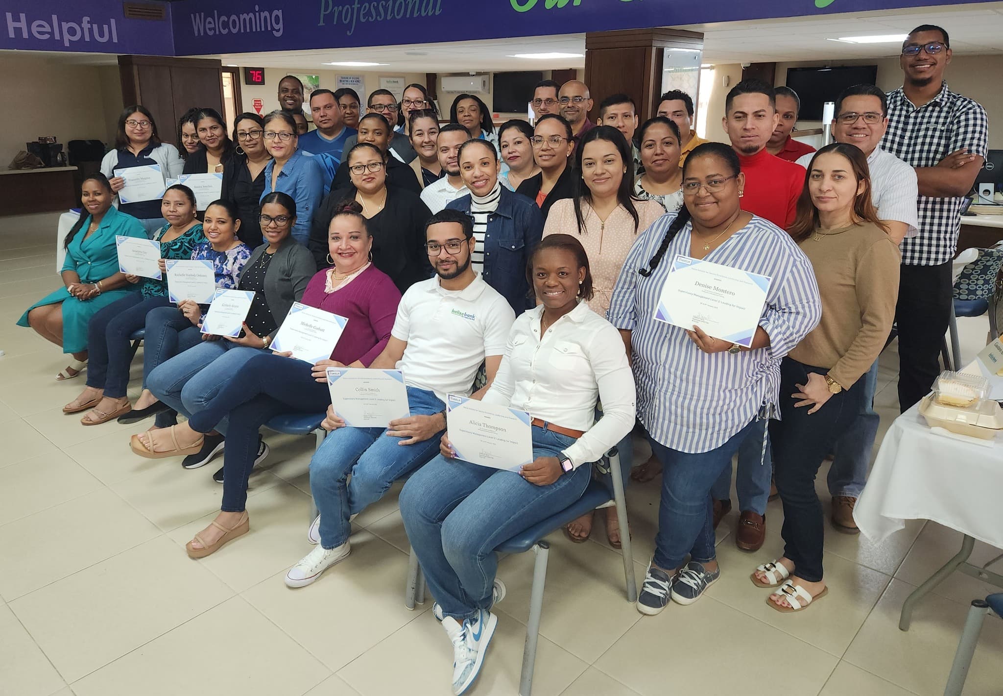 Certificate presentation