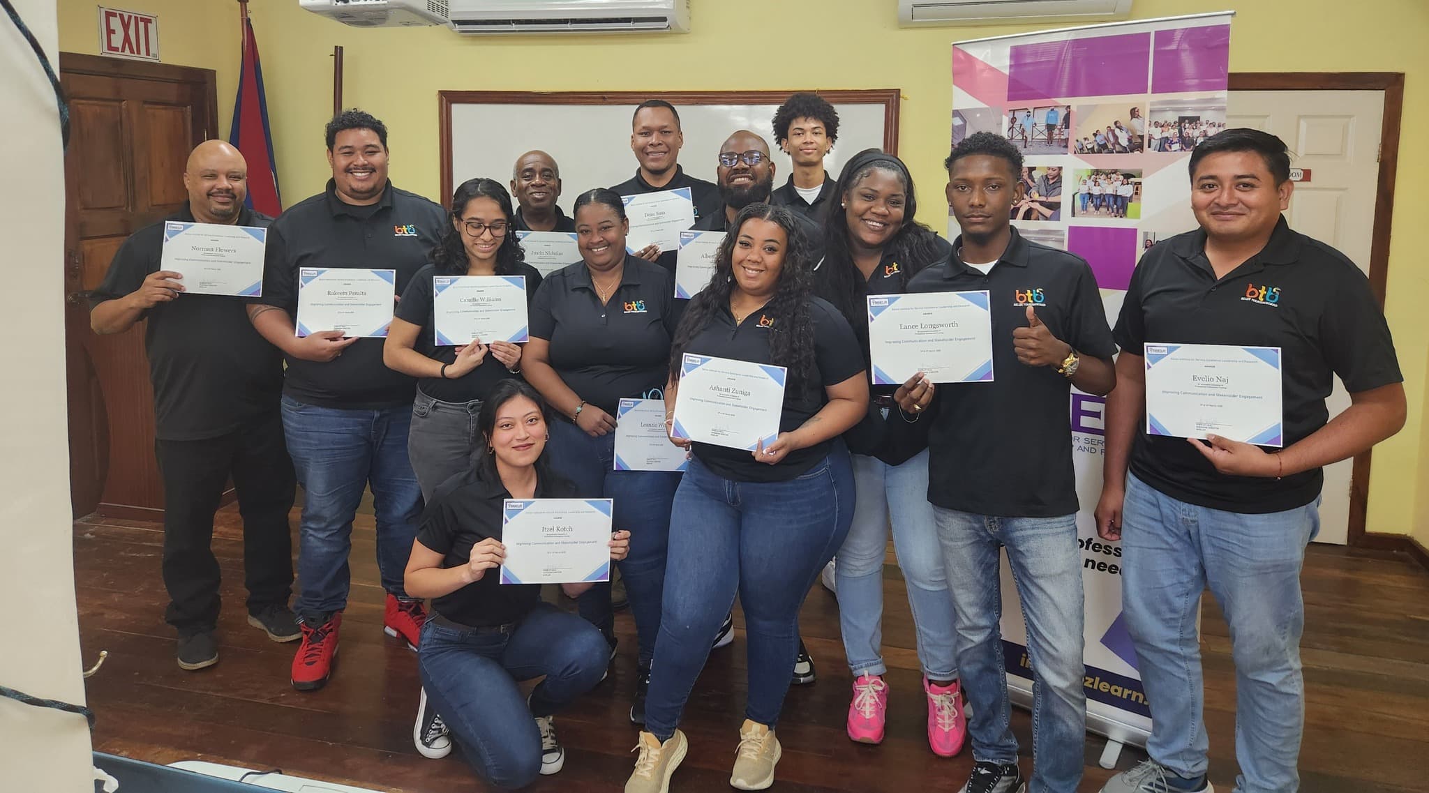 BZLearn certificate presentation ceremony